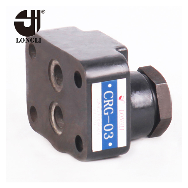 CRG-03 hydraulic back pressure control right angle check valve 
