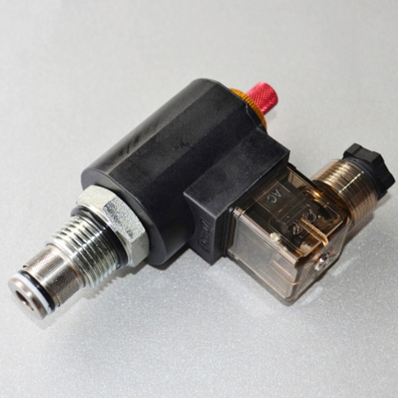 DHF10-220H/SV10-20M Poppet-Type, 2-Way, Normally Closed Solenoid-Operated On/Off Valve