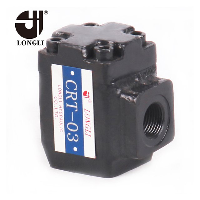 CRT03 hydraulic Yuken type pressure switch pilot operated plate angle check valve Buy check